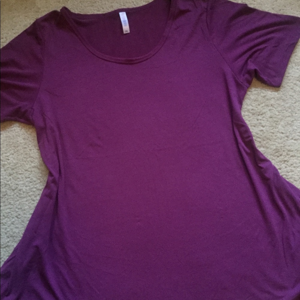 🦄Lularoe perfect t 2xl in mulberry